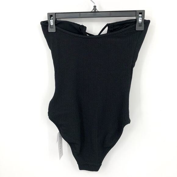 Seafolly Black Halter One Piece Swimsuit - Picture 5 of 9